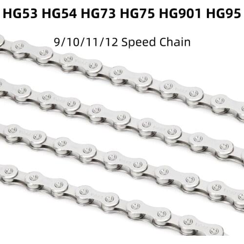 HG53 HG54 HG73 HG75 HG95 HG901 Bike Speed Chain 8/9/10/11/12 Speed Bicycle Chain MTB Road Bike Chains Connector 116/126 Links