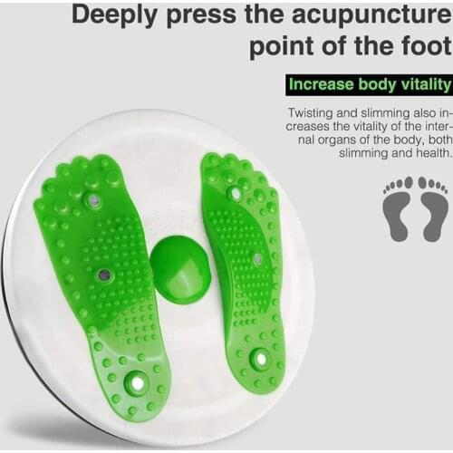 Twisting the Waist Plate 27.5cm Rotatable Fitness Disc in Place Sport Slimming Device Tummy Twister for Home Office SAL9