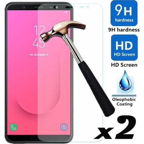2pcs/lot Tempered Glass Screen Protector Explosion-proof Ultra Thin Front Films For Samsung Galaxy J8 2018 J810F J810G J810Y
