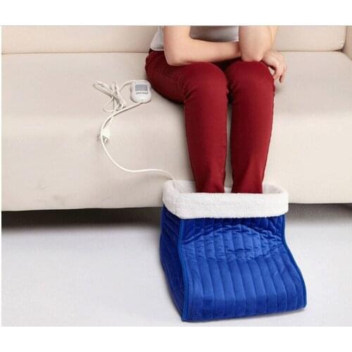 Winter Electric Plush Foot Warmer Shoes Heating Shoes Warmer For Feet Heated Slippers Shoes Warm Sofa Cushion For Office