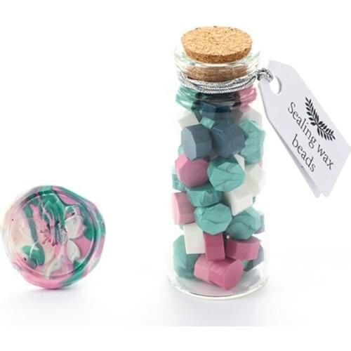 1 Bottle Sealing Wax Beads for Seal Stamp Wedding Envelope Invitation Card Making Tools Vintage Craft E56C