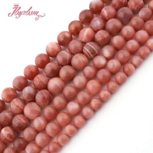 10,12mm Round Sunstone Beads Ball Smooth Natural Stone Beads For DIY Necklace Bracelat Earring Jewelry Making 15" Free Shipping
