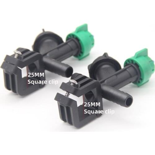 10Pieces/Lot) 25mMM Square Clip Agricultural Spray Nozzle 110 Degree Plastic Flat Fan Spray Tip