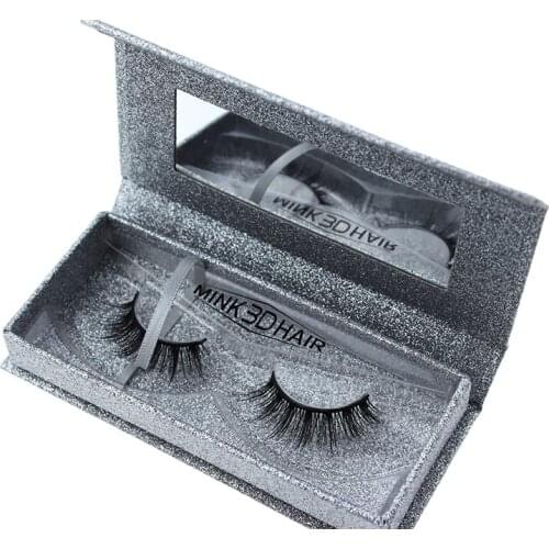 100 pairs Custom label package 3D mink eyelashes Eyelashes box,no lashes inside custom personal label round box for sale