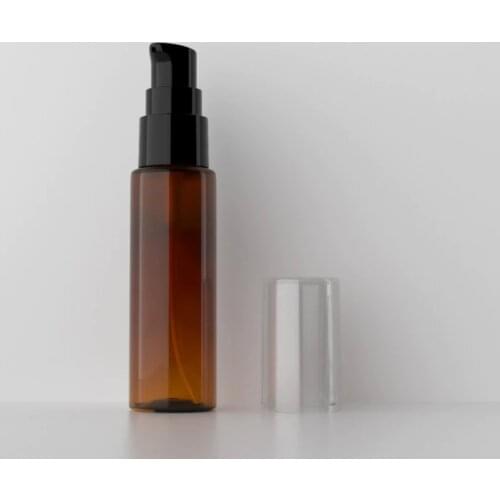 100pcs 30ml Empty Travel Shower Gel Shampoo Liquid soap Cosmetics Container brown clear blue green bottle