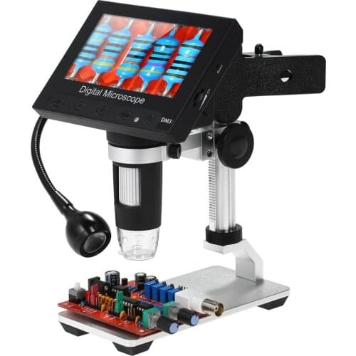 1000X Portable Digital Microscope 4.3" LCD Display 720P LED Magnifier DM4-Z04