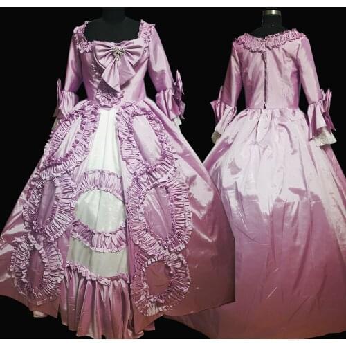 2020 New yellow victorian Halloween Cosplay dress Colonial Georgian Renaissance Gothic Historical dress D-638