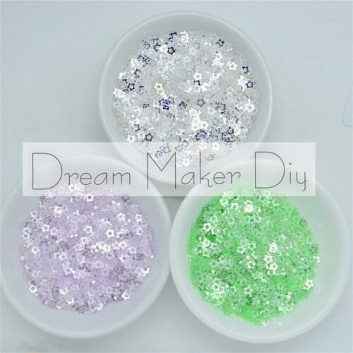 25g/lot 3mm Hollow Star PVC Loose Sequins Paillettes for Nails Art manicure,wedding decoration confetti,Make up Accessories