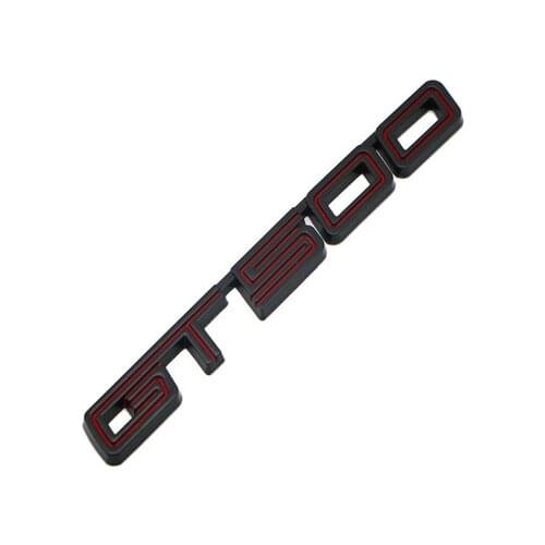 3D Metal Black/Red GT350 Auto Trunk Tailgate Emblem Badge Decal Sticker Car Accessories