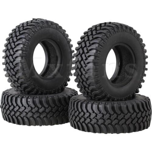 4pcs RC 1:10 Model Car Rubber Wheel Tyre Skin100MM P-003