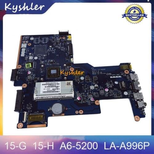 760829-501 760149-501 For HP Pavilion 15-G 15-H Laptop Motherboard A6-5200 ZS051 LA-A996P Mainboard