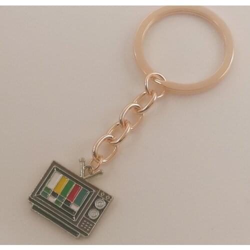 Friends nostalgic TV gramophone keychain nostalgic music cassette key ring key ring gift for a good friend
