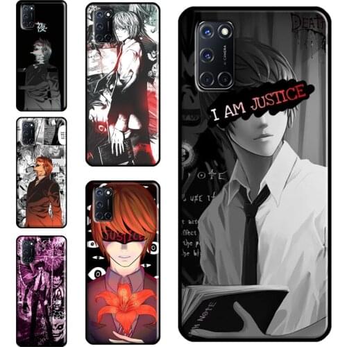 Light yagami DEATH NOTE Case For OPPO A15 A83 A91 A93 A31 A53 A5 A9 2020 A52 A72 A1K A3S A5S Reno2 Z F5 F7 Cover