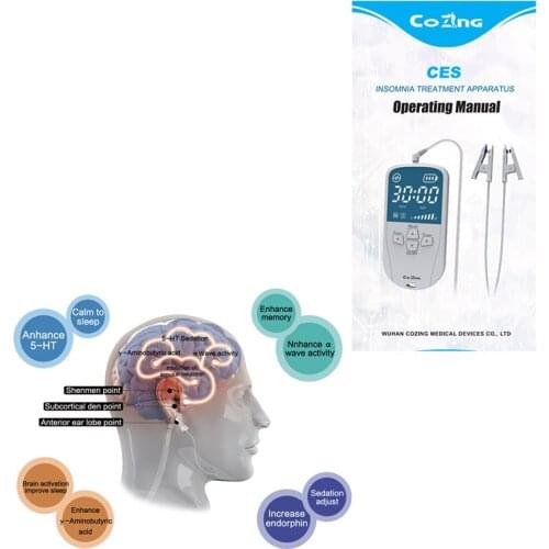 CES Cranial Electrotherapy Stimulation Therapy Insomnia Depression Anxiety Headache Chronic Pain Migraine