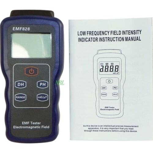 Brand Low Frequency Filed Intensity Meter EMF828 For Particular Objects Or Devices Radiate Electromagnetic Waves High Quality