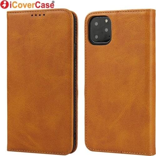 Leather Wallet Case For Apple iPhone 11/ 11 pro/ 11 pro max Case Luxury Flip Coque Business Cover Magnetic Phone Cases Accessory