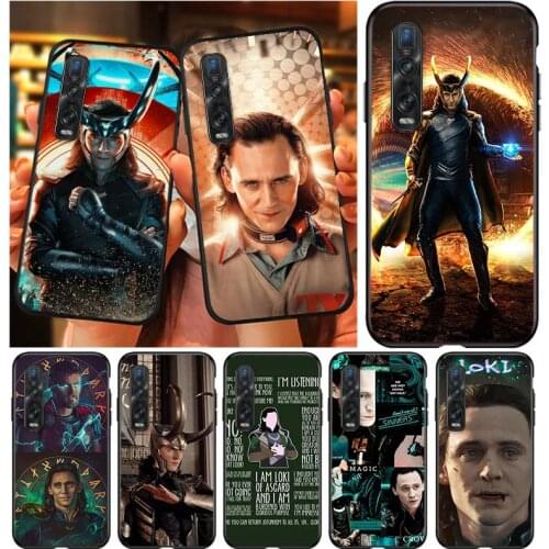 Avenger Loki For OPPO Find X3 X2 Lite K5 K3 R17 R15 R9S F15 F11 F19 F9 F7 Neo Pro Soft Silicone Phone Case