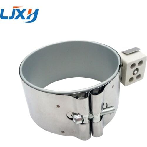 LJXH Stainless Steel Band Heaters 220V 80x30mm/35mm/40mm/45mm Ceramic Heating Electronic Element Wattage 230W/260W/300W/340W