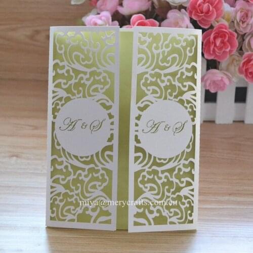 Customizable Chinese Vintage wedding invitations cards White happy new year invitation cards elegant