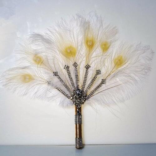 Feather Crafts Feather Hair Show Fans In Colored Feather Wedding Supplies In Africa