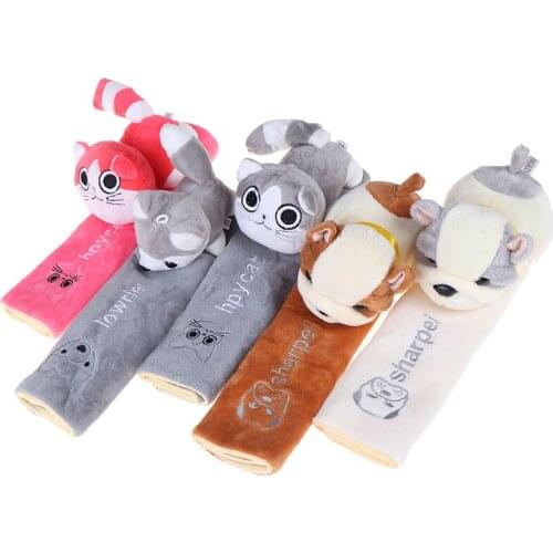 Plush Padding Child Seat belt Shoulder Pads Protection Auto Accessories Cute Cartoon Car Sefety Seat Belt cover Hot sale