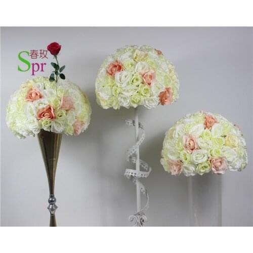2018 SPR NEW!!Free shipping! wedding artificial flower ball wedding table centerpiece flower balls backdrop decorative floral