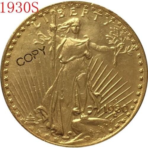 USA 1930-S $20 St. Gaudens Coin Copy