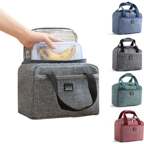 Picnic Lunch Thermal Bag Insulated Food Keep Fresh Bags Waterproof Travel Work School Lunch Bag