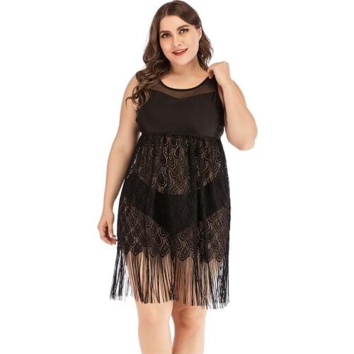 Plus Size Swimsuit Womens Bikini 2020 Sexy Tassel Biquini Set Womens Swimsuit Womens Beach Wear Two Piece Swimsuit Monokini