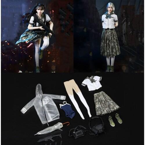 In Stock 1/6 Scale ARMSHEAD JK-03 Female Clothes Kimono Japanese Armed Student and Soldier Set Accessories