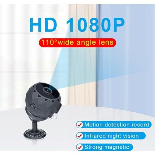 1080P Mini Camera Magnetic Body Cam Night Vision Motion Detect Video Camera Espia Oculta Secret Camcorder Support Hidden TF Card