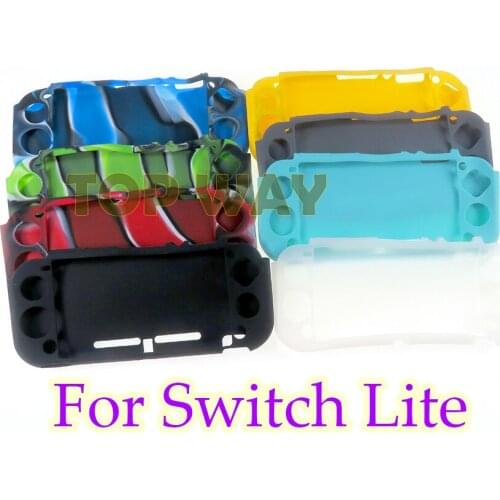 2pcs Camouflage Protection Cover For Nintend Switch Lite Case Shell Controller Accessories Cases Soft Anti-slip Silicone
