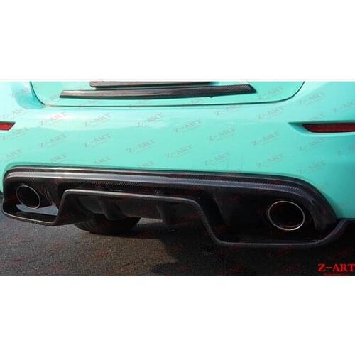 2014-2016 Z-ART for infiniti Q50 carbon fiber rear diffuser Q50 Carbon fiber rear lip for infiniti Q50 carbon fiber front chin
