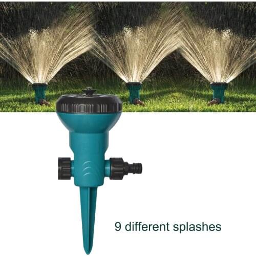 9 Different Splashing Modes Sprinkler Ground-Inserted Lawn Sprinklers Durable Garden Irrigation And Watering