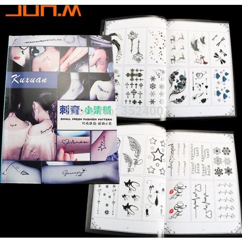 Free shipping Latest Popular Small Fresh Fashion Pattern tattoo book designs