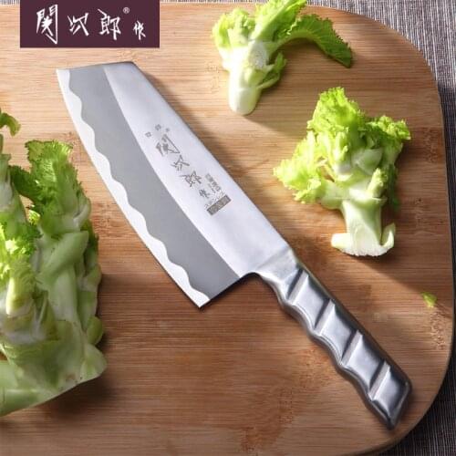 Free Shipping High Quality GCL Sharp Chef Knife Full Stainless Steel Cutting Meat Fruit Vegetable Knives Cooking Knives Cleaver