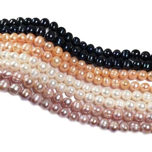 Natural Freshwater Pearl Beads High Quality Rice shape Punch Loose Beads For jewelry making DIY Necklace Bracelet Accessories