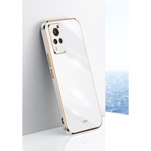 Luxury Plating Case For Vivo X9 X9S X20 X21UD X23 X27 X30 X50 X60 Pro S5 S6 S7 V20 S9 Y50 Y52S Y70S Y93 Y97 Y9S Soft Back Cover