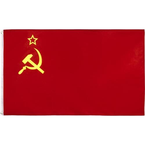 90x135cm russian sovient union Emblem Socialist Republic USSR CCCP flag