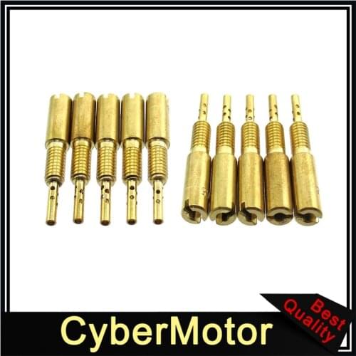 Carburetor Pilot Slow Jets 15 17.5 20 22.5 25 30 32.5 35 37.5 40 For HS40 HSR42/45/48 RS34-RS40 TM33 TM36 With Accelerator Pump