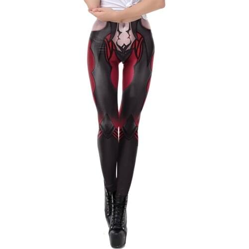 [You're My Secret] New Anime Cosplay Legging Women Punk Fitness Leggings Fashion Cartoon Pattern Leggin Push Up Strength Pants