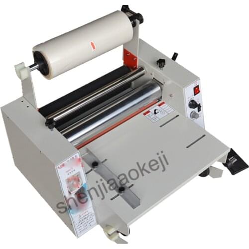 Paper laminating machine DC-380 hot laminator 365mm laminating machine Steel roller mulching machine 220V/110V 1pc