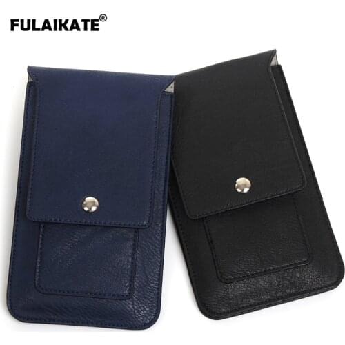 FULAIKATE Multi-function waist hang buckle bag for iphone6 plus case 6.3" universal holster for note4/3 Pouch with card pocket