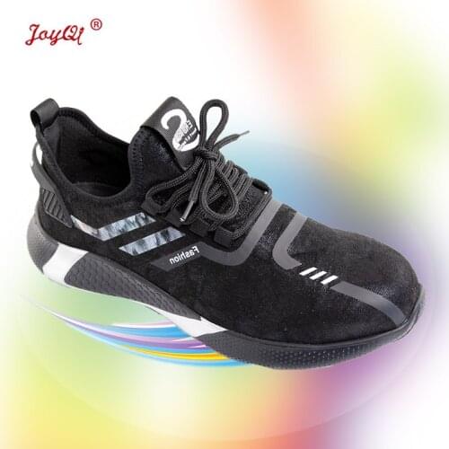 Men women fashion sneaker safety work shoes breathable plus size 36-46 JOY-324
