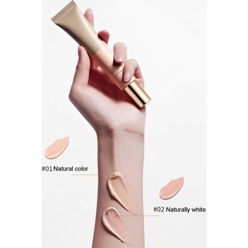 Nicotinamide Moisturizing Oil-Control Face Primer Concealer Easy to Wear Soft FaceMakeup Foundation Cream for Women