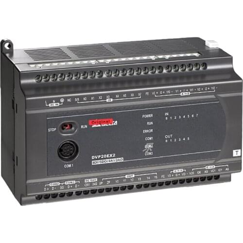 New Original Delta Full DVP20ES200TE PLC ES2 Ethernet Host 12 Input 8 Transistor Output