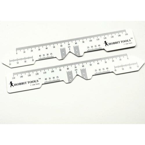 Wholesale &Retail 4 Pieces/Lot PD Ruler Optical Instruments Pupil PD Distance Ruler ophthalmology ruler