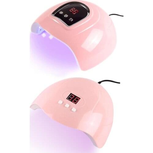 54W UV LED Lamp Nail Dryer Portable Sunlight Lamp Durable Nail Dryer Lamp Magnet Phototherapy Light Curing Nail Art Tools