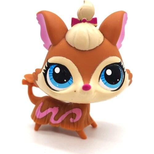 Rare pet shop toys stands short hair cat original kitten husky dog cute animal old collection figures christmas gift