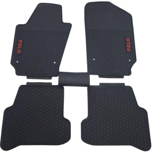 CUSTOM Rubber Car Floor Mats for Volkswagen Golf 6 Golf 7 CC CADDY POLO No Odor Waterproof Carpets